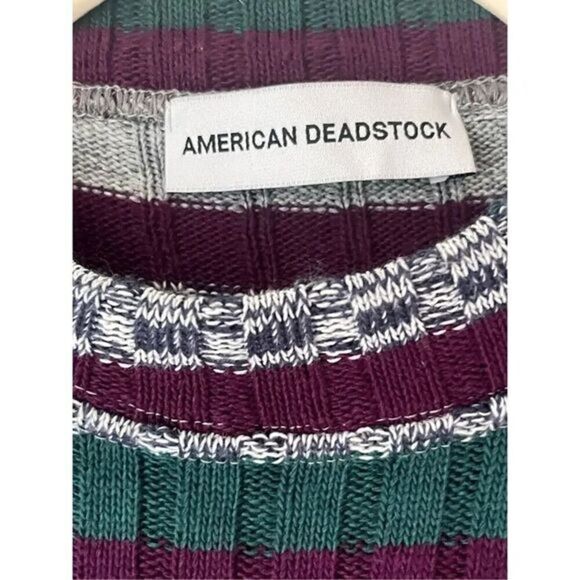 S2 American Deadstock Ribbed Cropped Top Size Medium - Picture 3 of 4